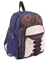 Hemp and Cotton Back Pack Bag