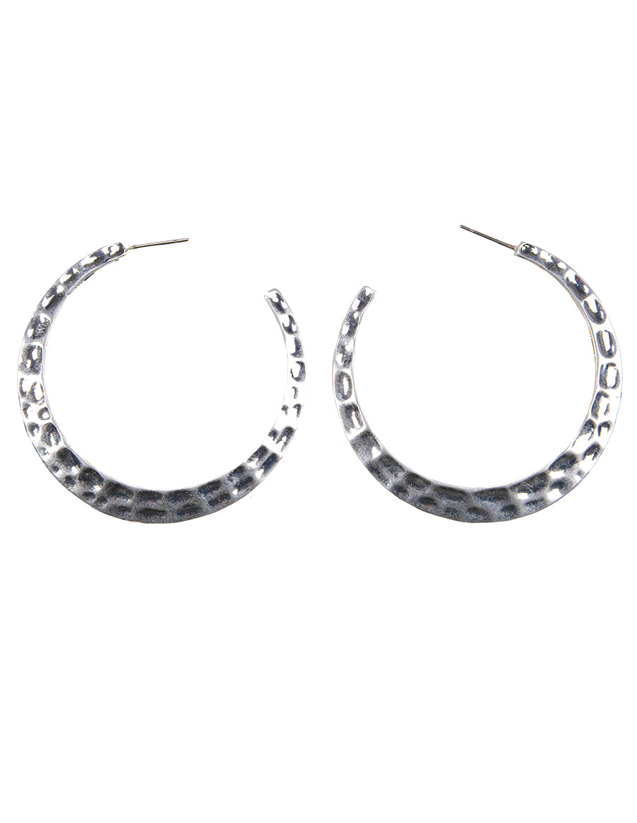 Hammered Finish Hoops