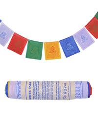 White Tara Prayer Flag Roll