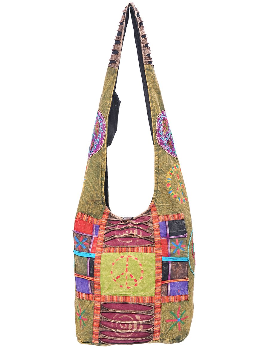 Indha Craft Yellow Colour Hand Block Printed Cotton Jhola Bag for  Girls/Women : FlowersCakesOnline.com
